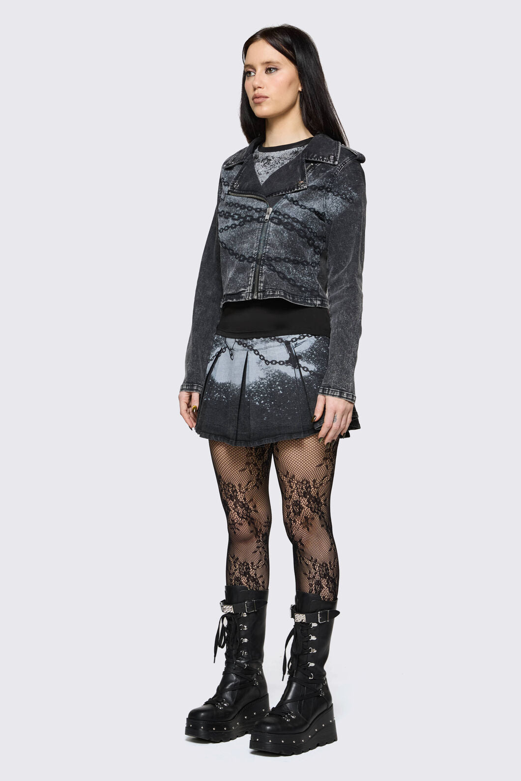 Black Friday - Spray It Goth Jacket - black