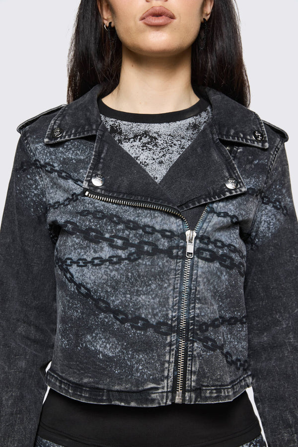 Black Friday - Spray It Goth Jacket - black