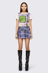 Black Friday - Stuck In Your Head Belt Skort - purple