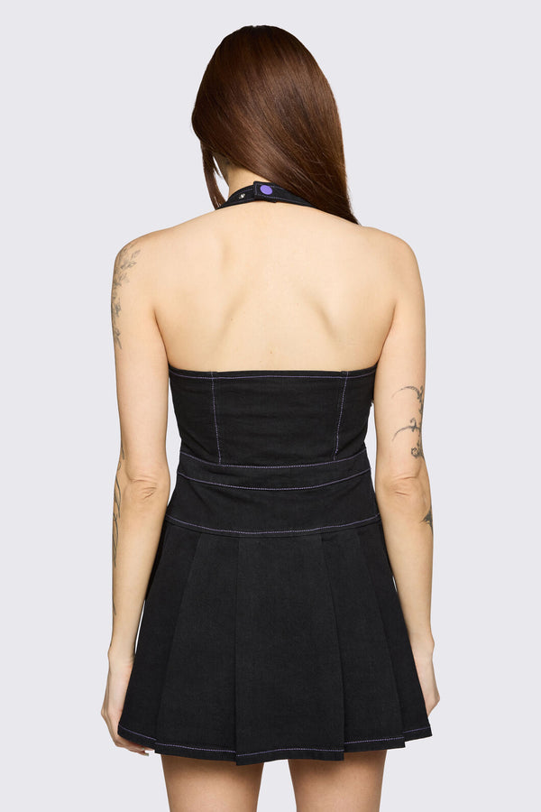 Black Friday - Hot Issue Denim Dress - black