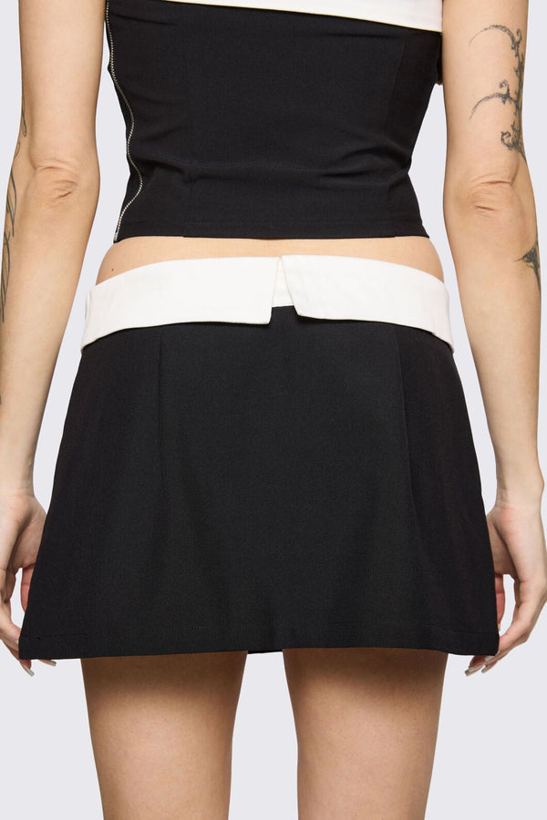 Black Friday - Hot Issue Tuxedo Skirt - black