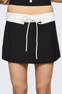 Black Friday - Hot Issue Tuxedo Skirt - black