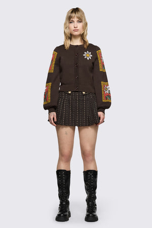 Black Friday - Low Whisper Cardigan - brown