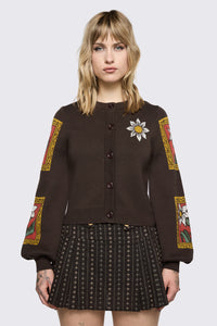 Black Friday - Low Whisper Cardigan - brown
