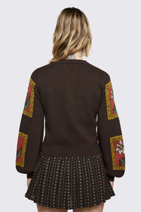 Black Friday - Low Whisper Cardigan - brown