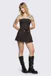 Black Friday - Low Whisper Skort - brown