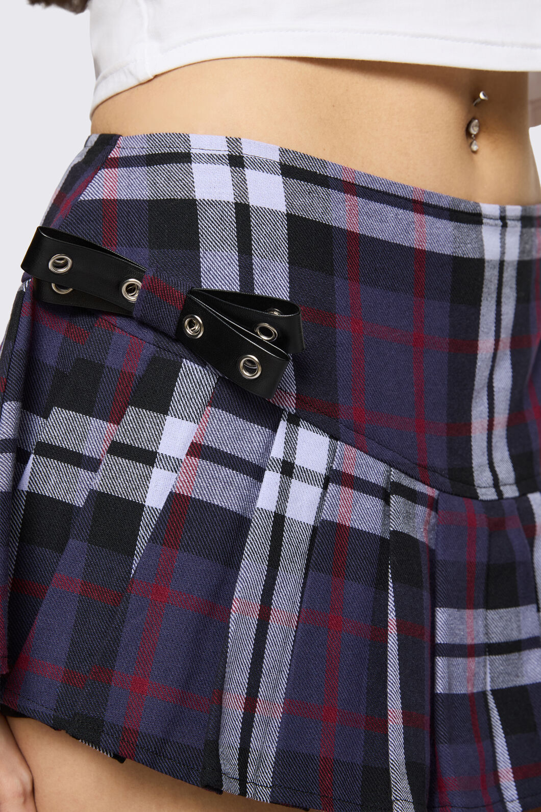 Black Friday - Monstre Tartan Skort - purple