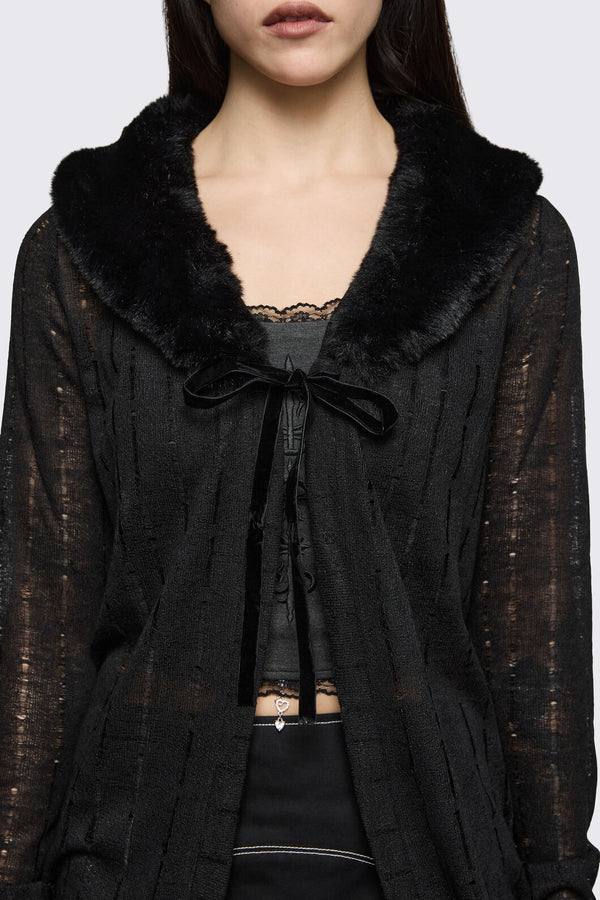 Black Friday - Minister Knit Cloak - black
