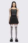 Black Friday - Goth Bat Skort - black