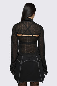 Black Friday - Minister Knit Sleeve Tank - black