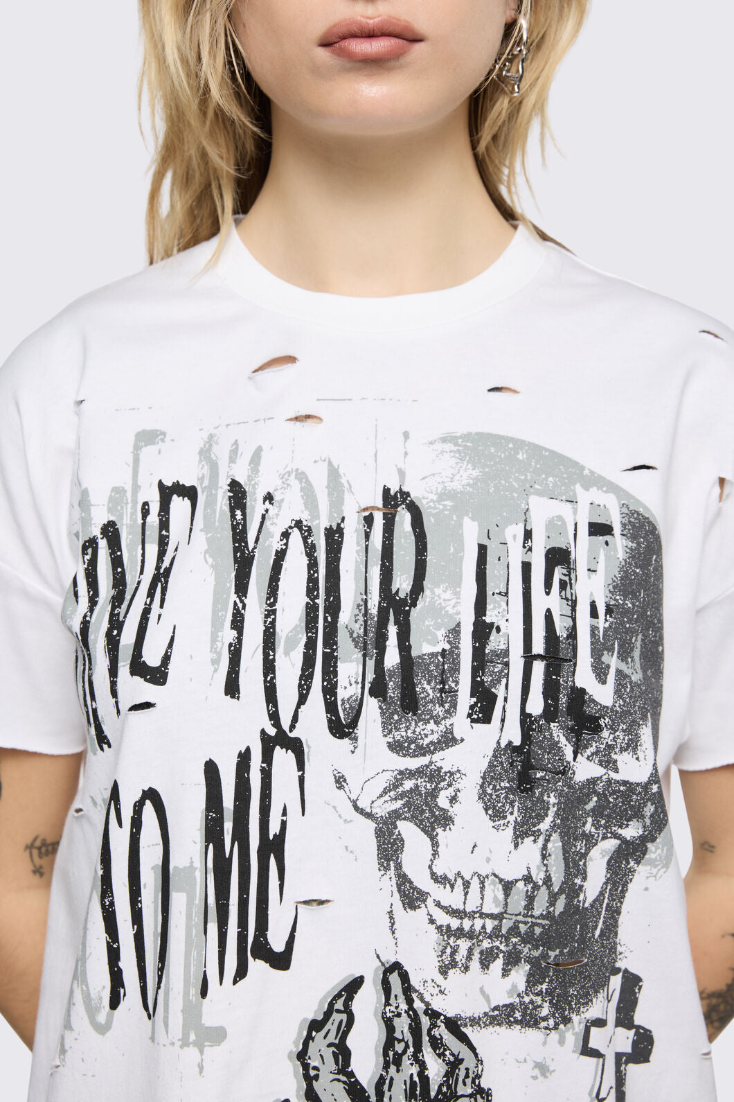 Black Friday - Decay Tee - white