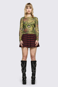 Black Friday - Living Tartan Skirt - multi