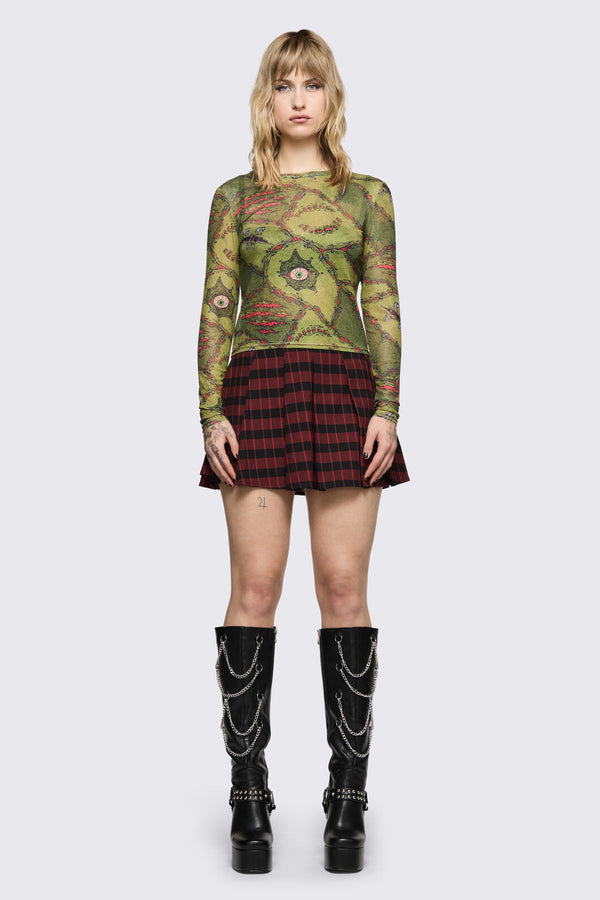 Black Friday - Living Tartan Skirt - multi