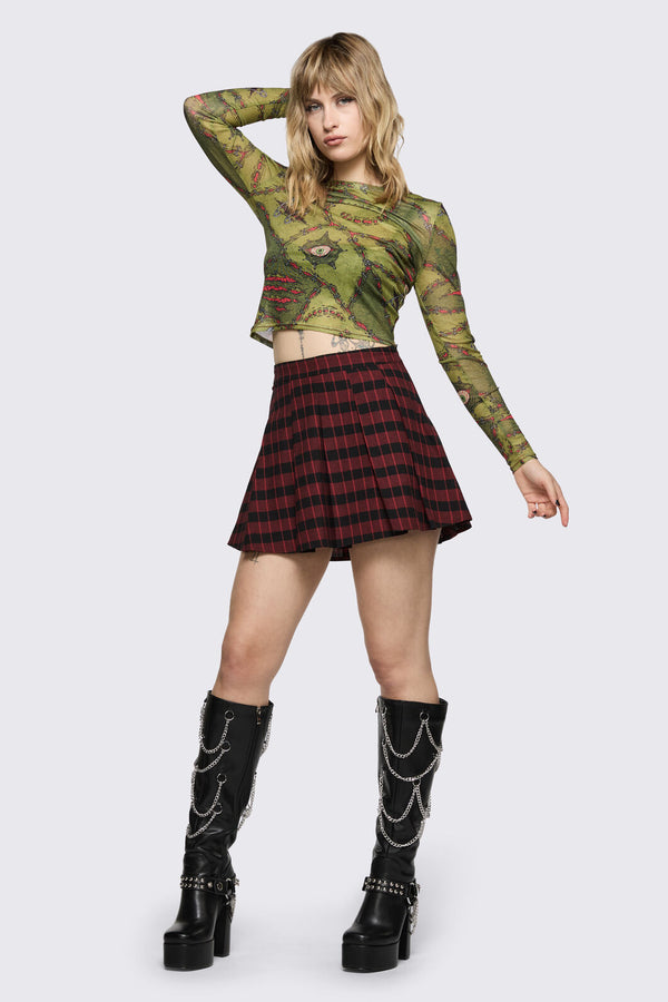 Black Friday - Living Tartan Skirt - multi