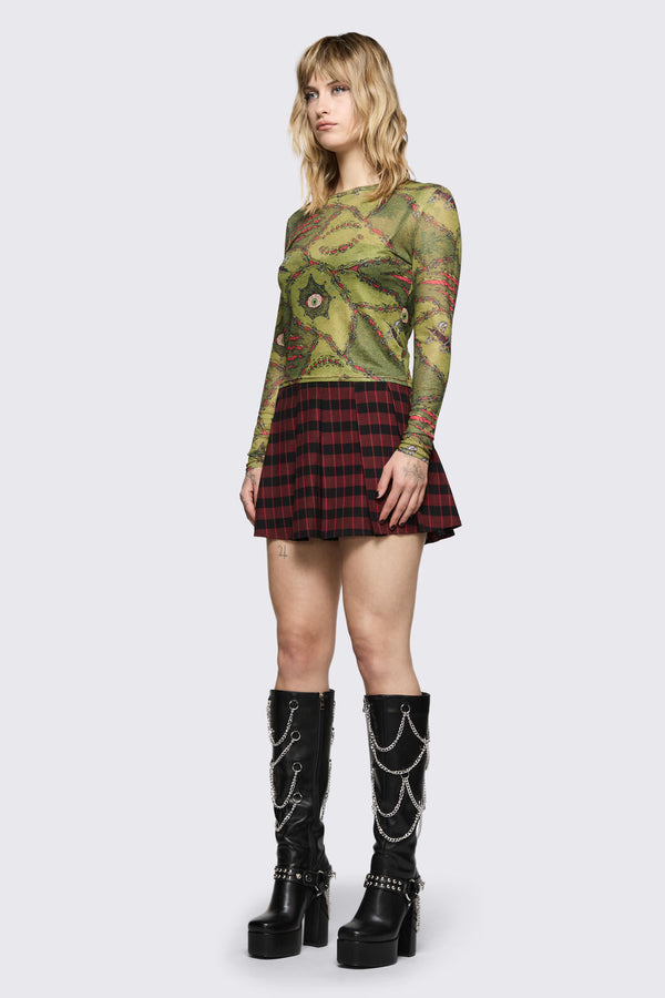 Black Friday - Living Tartan Skirt - multi