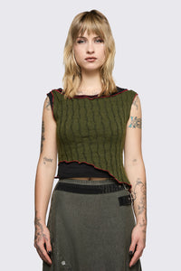 Black Friday - Outbreak Top - black-olive