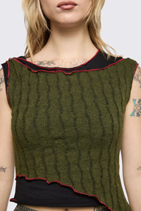 Black Friday - Outbreak Top - black-olive