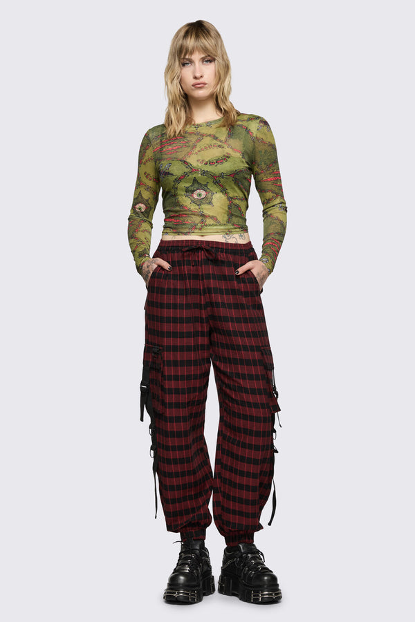 Black Friday - Living Tartan Cargo Pant - multi