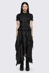 Black Friday - Mythical Peplum Blouse  - black