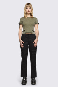 Black Friday - Basic Goth Utility Cargo Pant - black