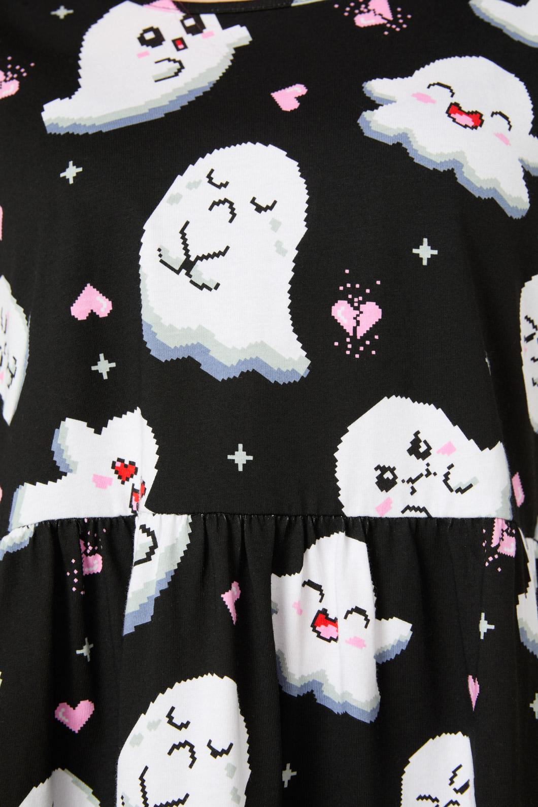 Ghostie Print Dress