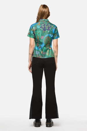 Black Friday - Tapestry Of Life Fitted Blouse - multi