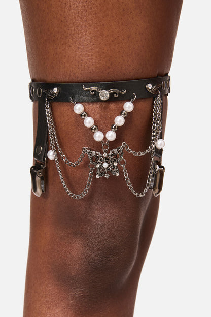 Black Friday - Embellished Garter - black