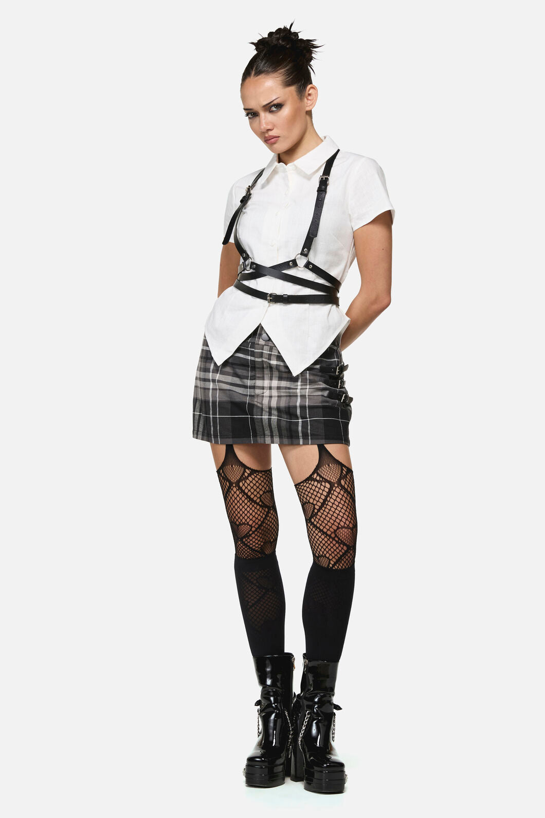 Black Friday - Cross Over Harness - black