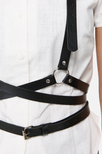Black Friday - Cross Over Harness - black