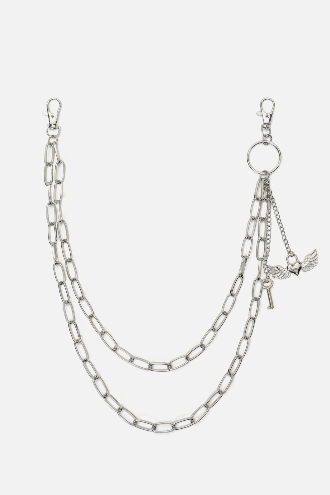 Black Friday - Lock & Key Pant Chain - silver