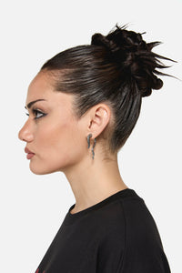 Black Friday - Tenticle Earrings - silver