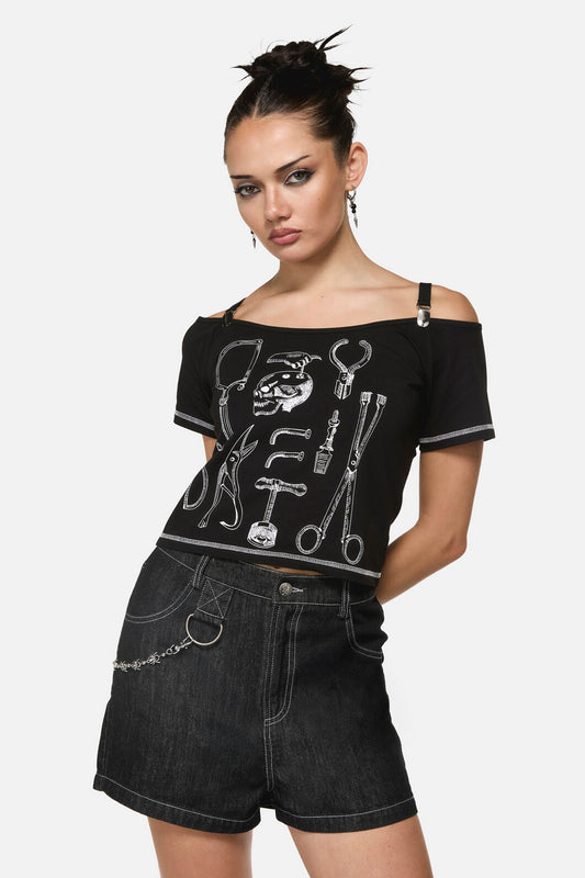 Black Friday - Spider Pants Chain - silver