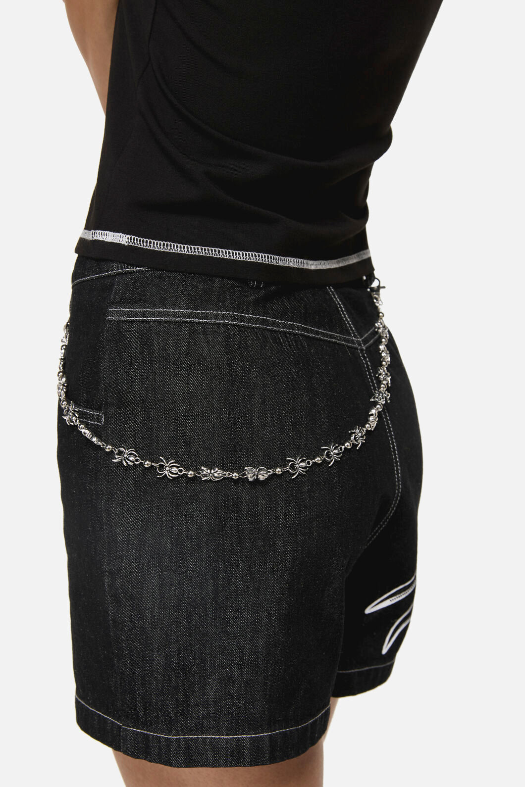 Black Friday - Spider Pants Chain - silver