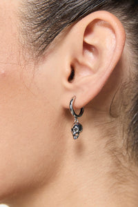 Black Friday - Small Skull Sleepers - silver