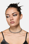 Black Friday - Ring & Ball Necklace - silver