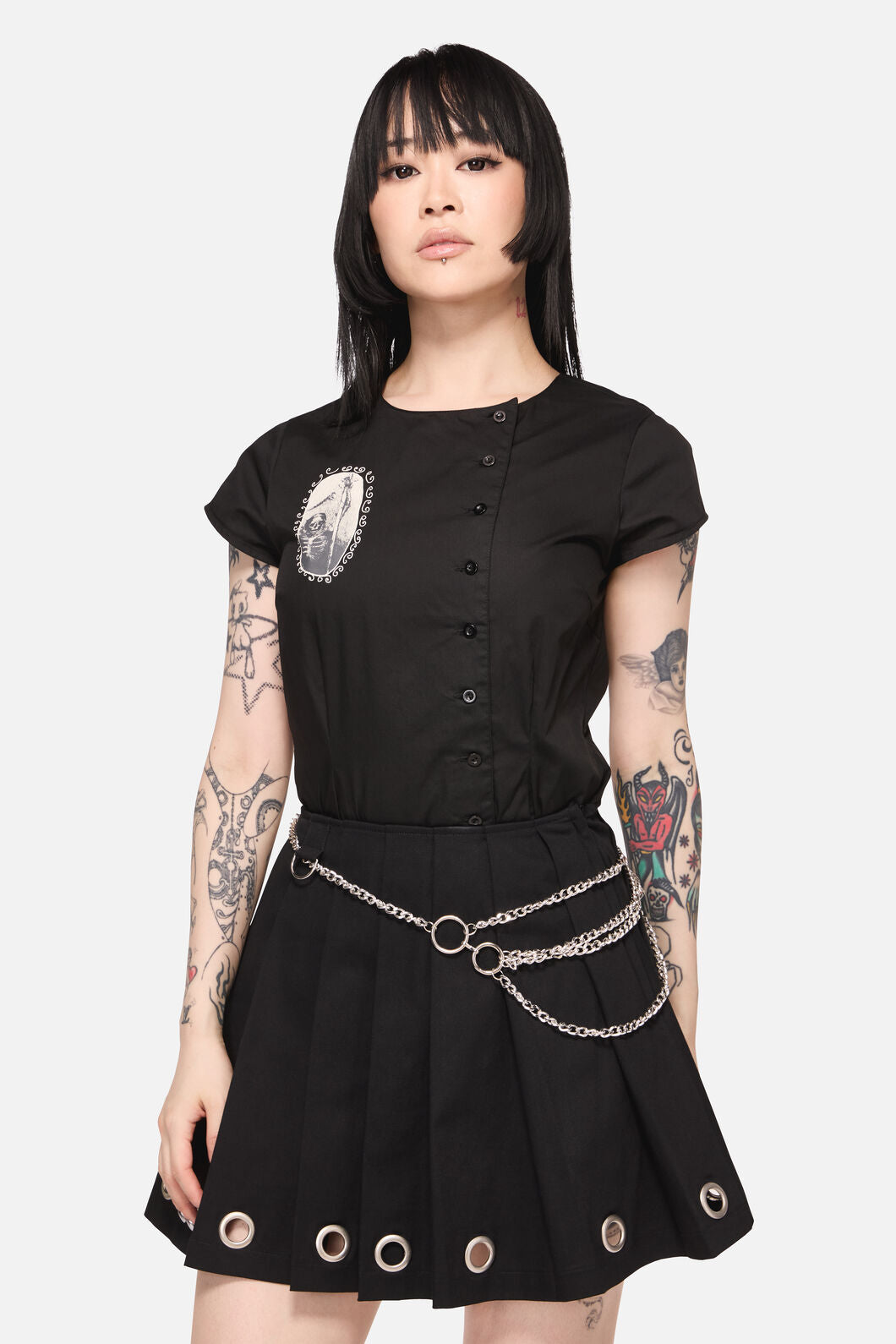 Black Friday - Hip Chain Belt - silver