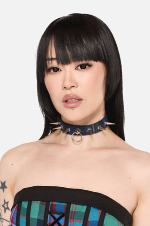 Black Friday - Diablo Goth Tartan Choker - multi