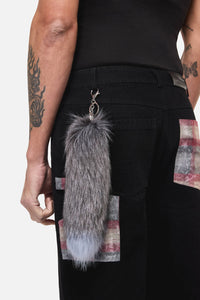 Black Friday - Black Tail Bag Charm - black