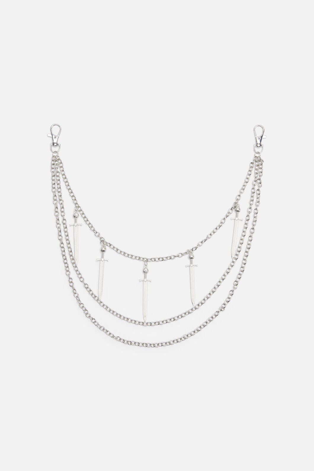 Black Friday - Sword Pant Chain - silver