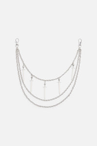 Black Friday - Sword Pant Chain - silver