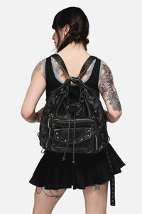 Black Friday - Large Slouch Stud Bag - black