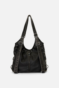 Black Friday - Large Slouch Stud Bag - black