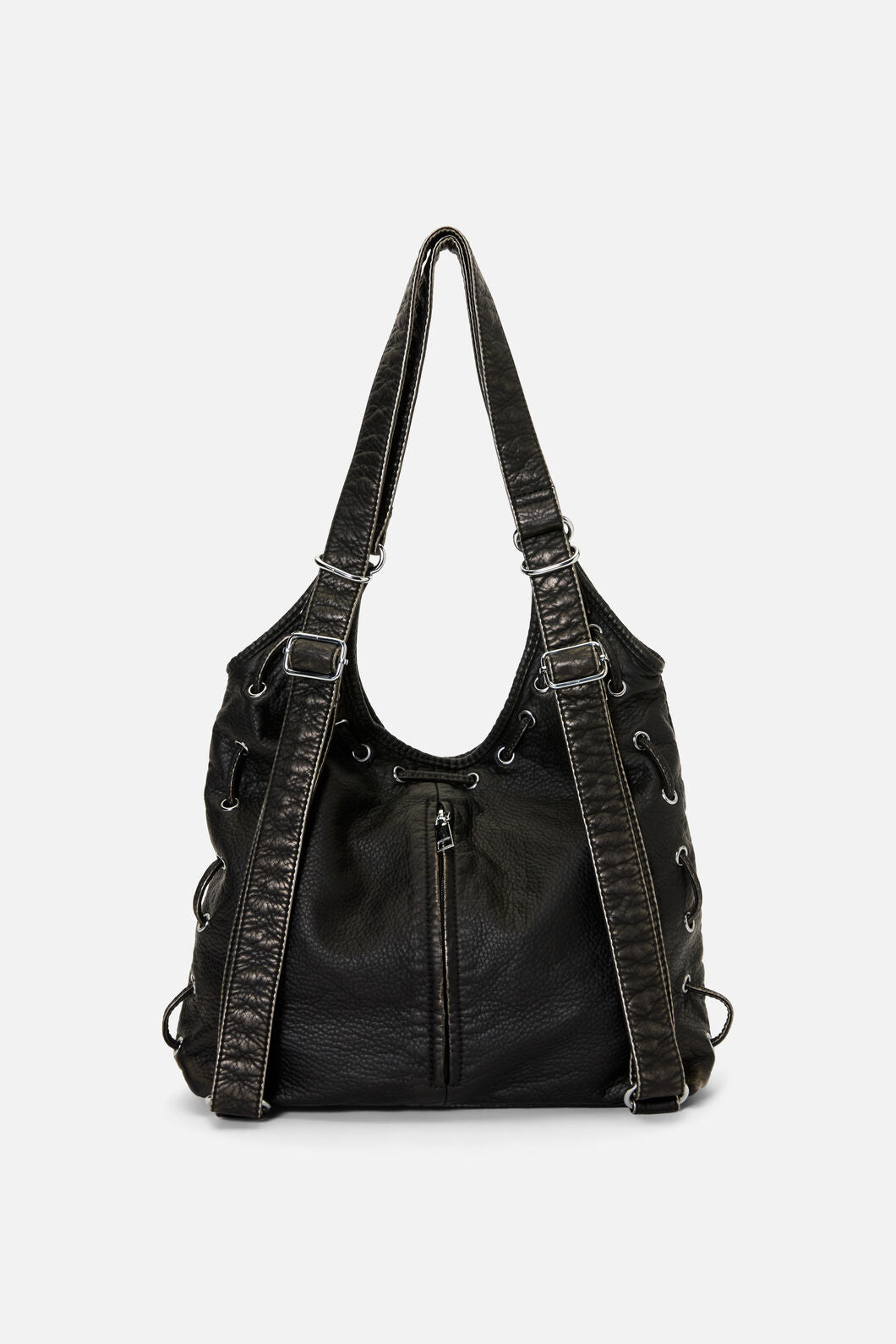 Black Friday - Large Slouch Stud Bag - black