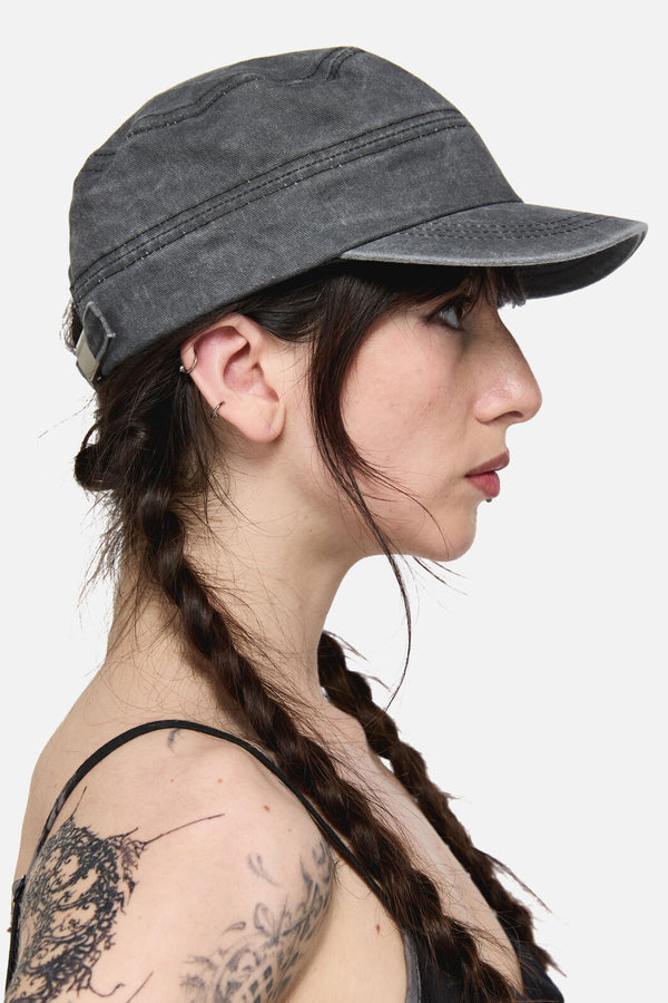 Black Friday - Stud & Zip Cap - dark-grey