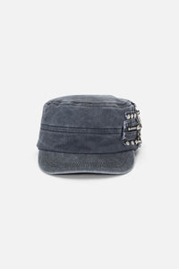 Black Friday - Stud & Zip Cap - dark-grey