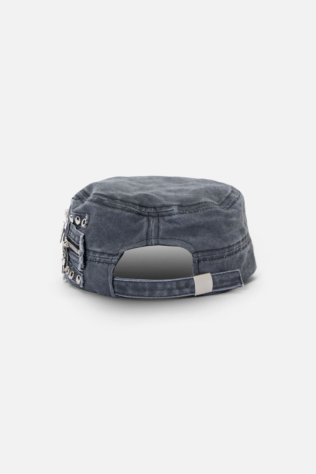 Black Friday - Stud & Zip Cap - dark-grey