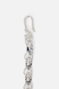 Black Friday - Skull & Ring Pant Chain - silver
