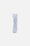 Black Friday - White Classic Lace Top Socks - white