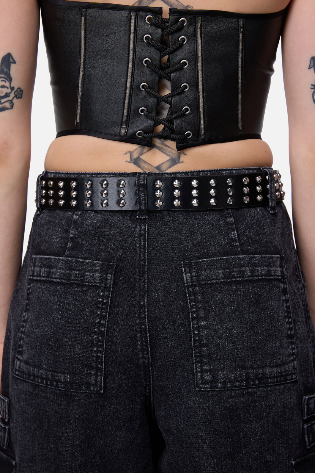 Black Friday - Simple Stud Belt - black