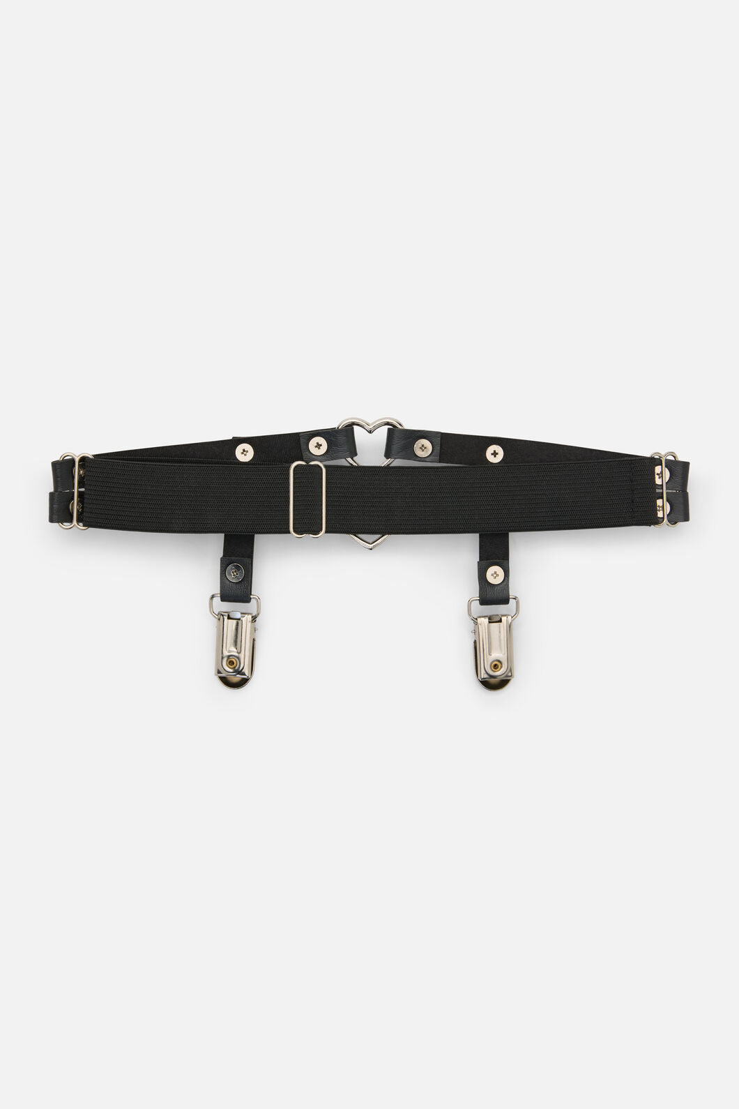 Black Friday - Stud Heart Ring Garter - black